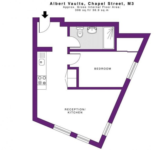 Floorplans For Albert Vaults, 169-171 Chapel Street, Manchester, M3 6AD