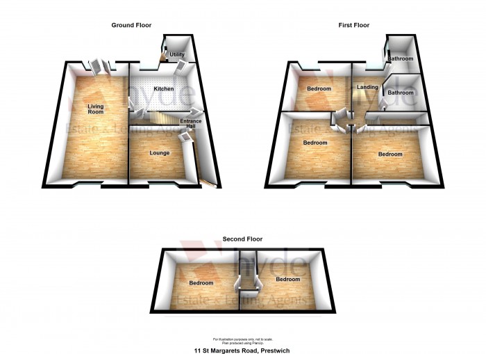 Floorplans For St. Margarets Road, Prestwich, Manchester, M25 2QB