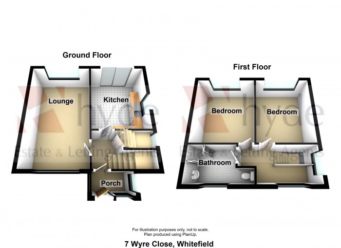 Floorplans For Wyre Close, Whitefield, Manchester, M45 8LX