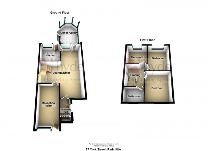 Floorplans For York Street, Radcliffe, Manchester, M26 2GL