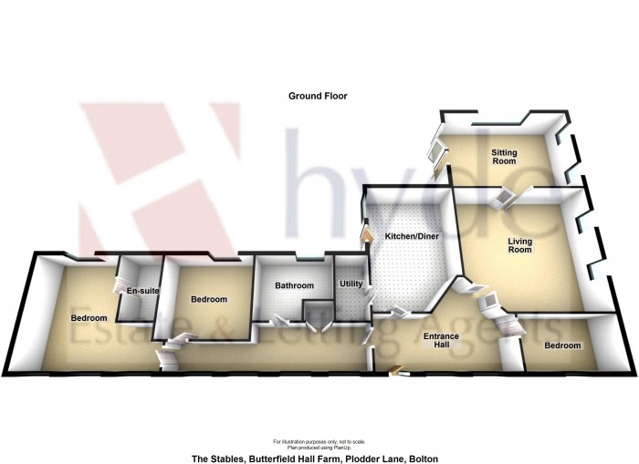 Floorplans For The Stables, Butterfield Hall Farm, Plodder Lane, Bolton, BL5 1AW