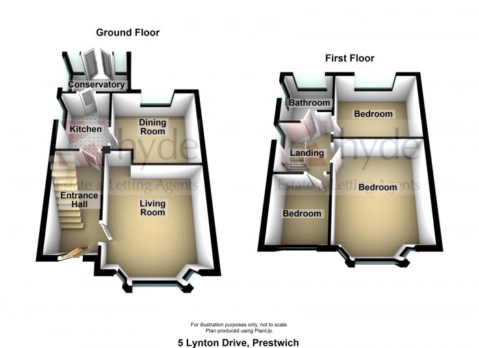 Floorplans For Lynton Drive, Prestwich, Manchester, M25 2QS