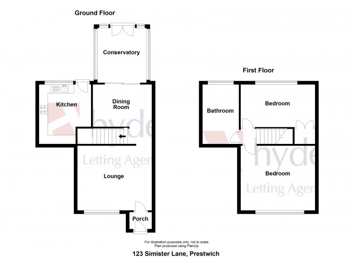 Floorplans For Simister Lane, Simister, Prestwich, M25 2SA