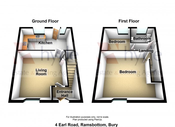 Floorplans For Earl Road, Ramsbottom, Bury, BL0 9EF