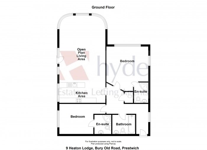 Floorplans For Heaton Lodge, Bury Old Road, Prestwich, M25 1NZ