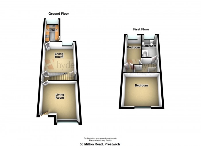 Floorplans For Milton Road, Prestwich, Manchester, M25 1PT