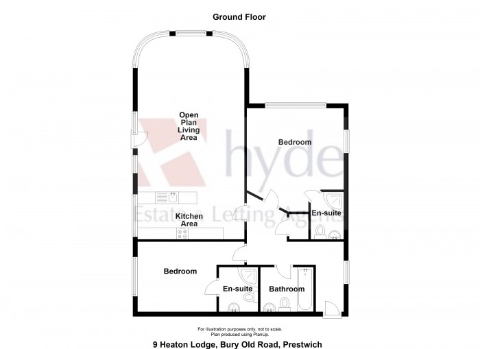 Floorplans For Heaton Lodge, Bury Old Road, Prestwich, M25 1PT, Manchester