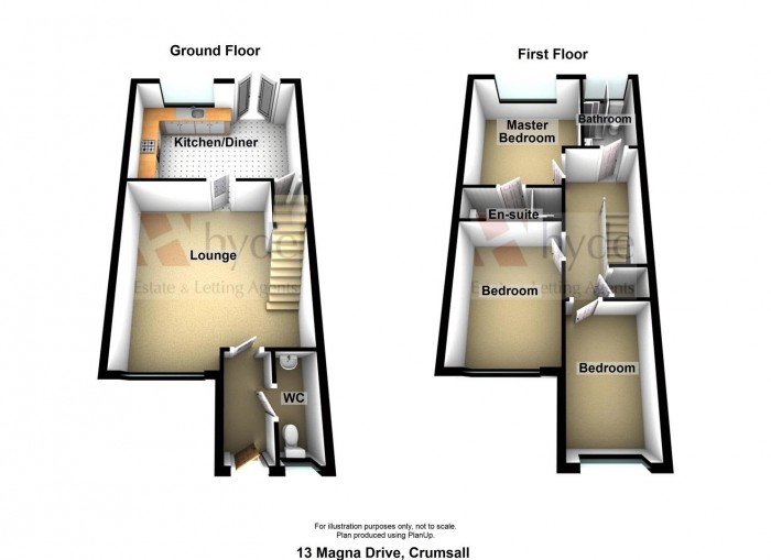 Floorplans For Magna Drive, Crumpsall, Manchester