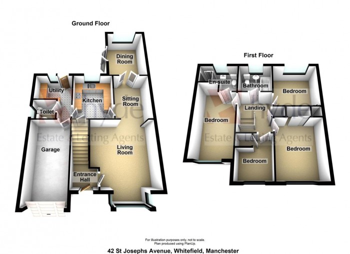 Floorplans For St. Josephs Avenue, Whitefield, Manchester