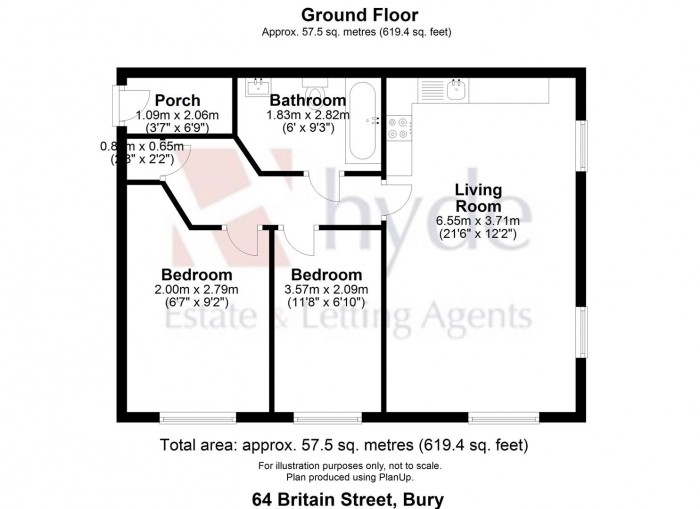 Floorplans For Britain Street, Bury