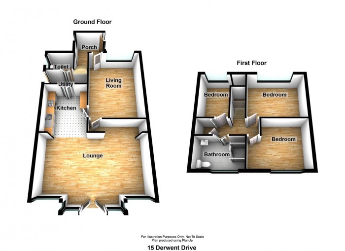 Floorplans For Derwent Avenue, Whitefield, Manchester