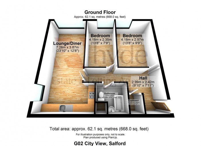 Floorplans For Highclere Avenue, Salford