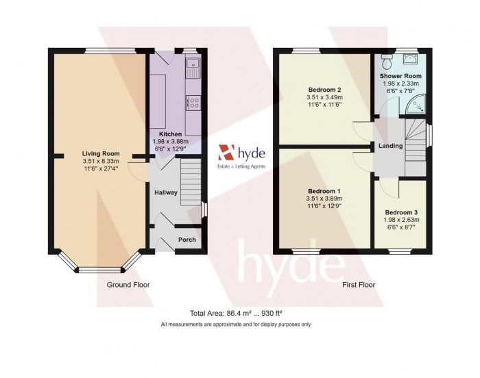 Floorplans For Milton Road, Prestwich, Manchester