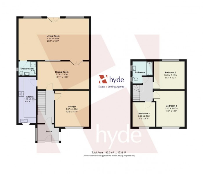 Floorplans For Heywood Road, Prestwich, Manchester