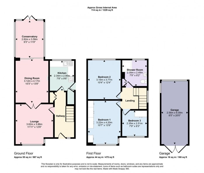 Floorplans For Sunny Bank Road, Bury