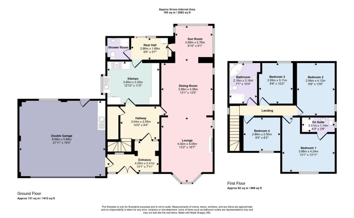 Floorplans For Poppythorn Lane, Prestwich, Manchester