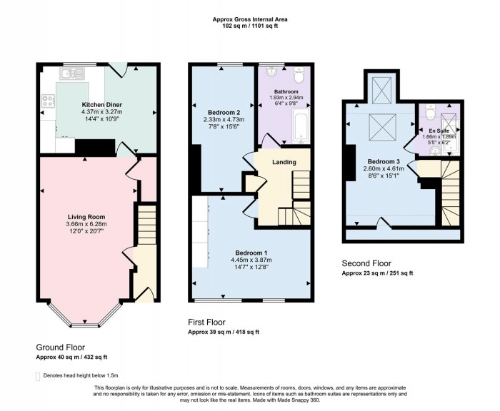 Floorplans For Merton Road, Prestwich, Manchester