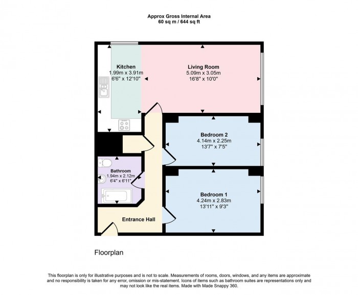 Floorplans For City View, Highclere Avenue, Salford,M7 4ZU