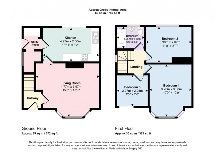 Floorplans For Mountside Crescent, Prestwich