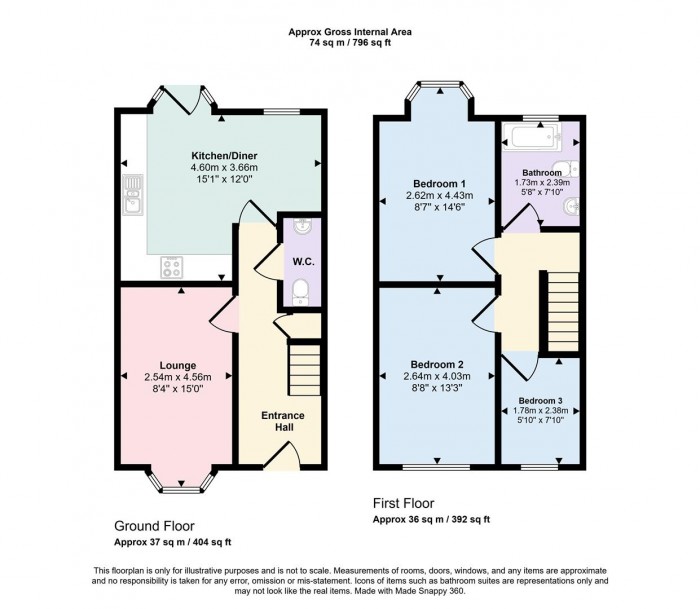 Floorplans For Hartshill Road, Stoke-On-Trent