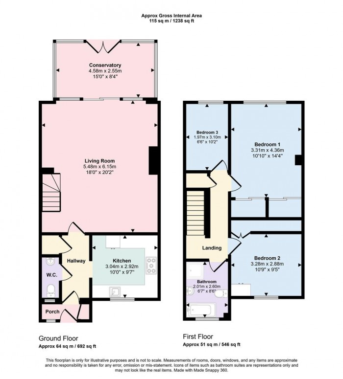 Floorplans For The Mews, Park View Road, Prestwich