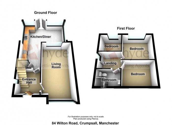 Floorplans For Wilton Road, Crumpsall, Manchester