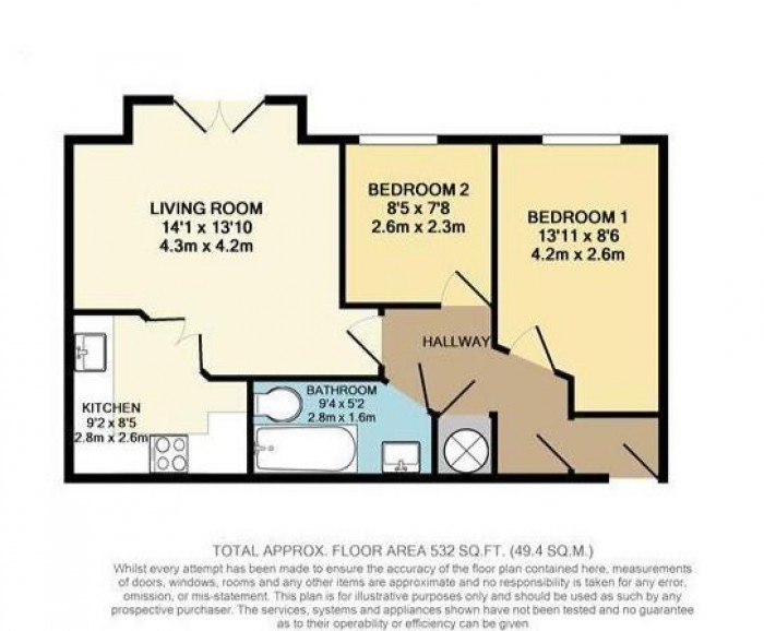 Floorplans For Deanery Court, Manchester