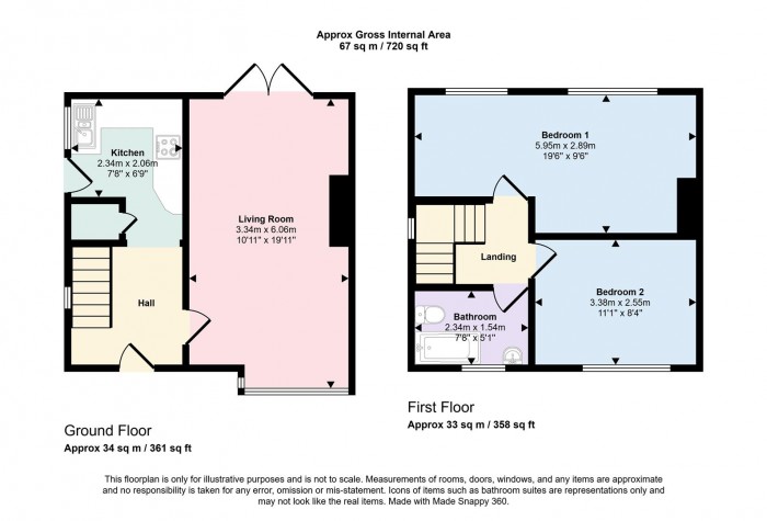 Floorplans For Mayberth Avenue, Crumpsall, Manchester. M8 4PH