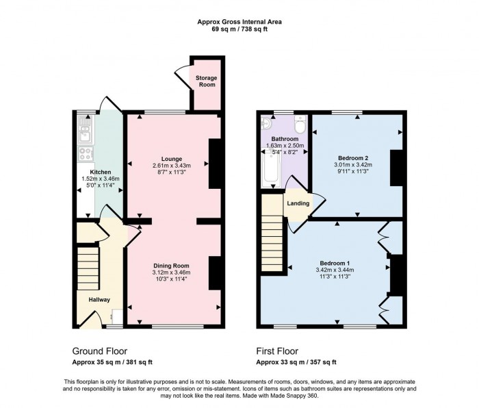 Floorplans For Bury Old Road, Prestwich, Manchester, M25 1JF